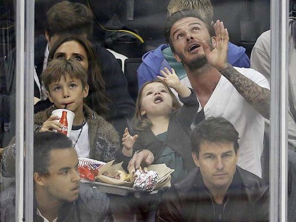 David Beckham dan Tom Cruise Nonton Bareng David Beckham dan Tom Cruise Nonton Bareng