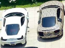 Nyeleneh, Audi R8 Motif Leopard ala Justin Bieber