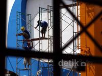 Persiapan Arena Pekan Raya Jakarta 2013