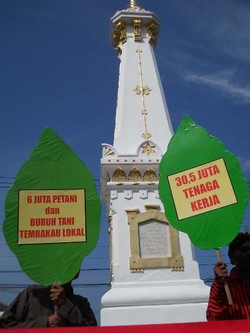 Massa Pro dan Kontra Peringati Hari Tanpa Tembakau Sedunia di Yogya