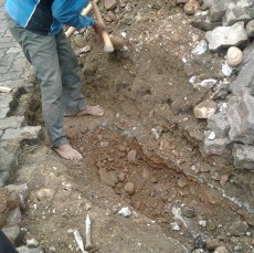 Bumm, Kabel Listrik Depan RS Pondok Indah Meledak