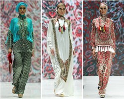 Ida Royani Pamerkan Busana Muslim dari Tenun Batak & NTT