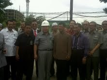 Aa Gym Ikut Kawal Pembangunan RS Buruh di Cakung Bersama Dahlan Iskan