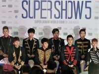 Suasana Jumpa Pers Super Show 5 Jakarta