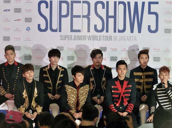 Suasana Jumpa Pers Super Show 5 Jakarta