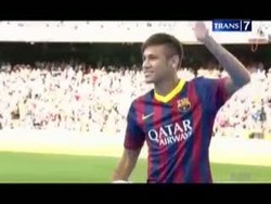 Welcome to Camp Nou Neymar!