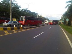 Aksi Blokir Tol Selesai, Terminal Baranangsiang Bogor Kembali Dibuka