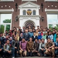 Jong Belanda Nobar Oranje vs Garuda Live di KBRI Den Haag