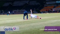 Latihan Perdana Timnas Belanda