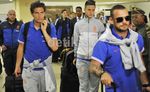 Timnas Belanda Disambut Fans dan Luna Maya