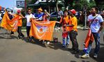 Timnas Belanda Disambut Fans dan Luna Maya