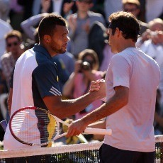 Tsonga Hentikan Laju Federer