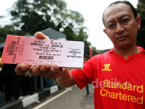 Tiket Indonesia vs Belanda Diserbu Pembeli