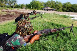 TNI dan Tentara Malaysia Latihan Bersama Tangani Terorisme di Medan