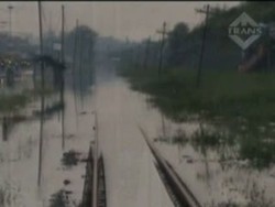 Jalur Terendam Banjir, Kecepatan KA Dibatasi 5 Km/Jam