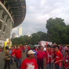 Penonton Mulai Datangi GBK