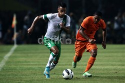 Indonesia melakukan serangan melalui Raphael Maitimo. Agung Pambudhy/detikFoto.