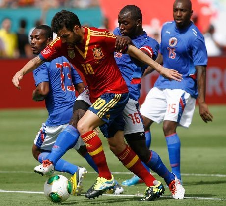 Spanyol Kalahkan Haiti 2-1