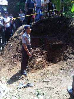 Mortir Aktif Peninggalan Zaman Perang Ditemukan di Manado