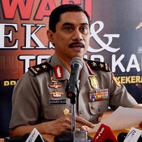 Jabat Kapolda Jabar, Suhardi Hadiri Pelantikan Aher-Deddy Mizwar