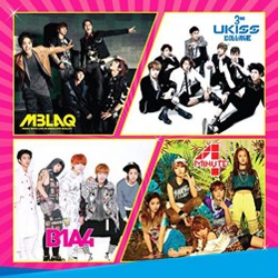 MBLAQ, U-KISS, 4Minute & B1A4 Konser di Thailand 13 Juli