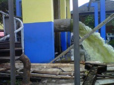 Pompa Sedot Banjir Rob Ancol, Warga Pademangan Senang