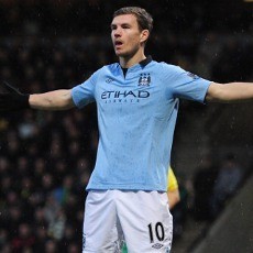 Jika ke Italia, Dzeko Diyakini Bisa Cetak 20-30 Gol Semusim