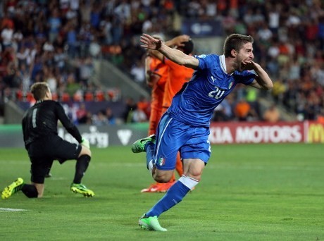 Gol Tunggal Borini Antar Italia ke Final