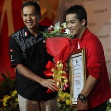 Taufik Hidayat Berpamitan kepada Publik Istora