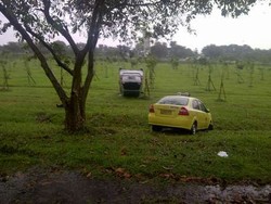 Ini Penyebab Avanza Terbalik di Bandara Cengkareng