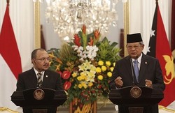 Indonesia-PNG Tandatangani MoU Kerjasama Ekstradisi