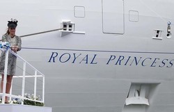 Kate Middleton Resmikan Kapal Pesiar Mewah Royal Princess