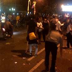 Demo Anti Kenaikan BBM di Depan Grahadi Akhirnya Bubar