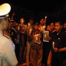 Solidaritas Wartawan Surabaya Tuntut Kapolri Minta Maaf