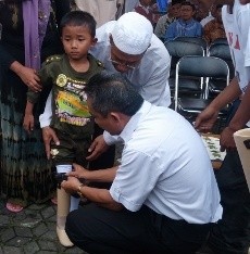 Kelompok Difabel Bandung Bagikan 47 Kaki Palsu