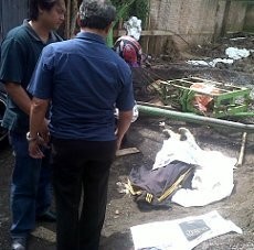 Satu Pekerja Bangunan Tewas Tertimpa Tiang Besi Pemancang