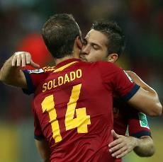 Spanyol Tundukkan Uruguay 2-1