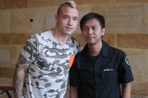 Wawancara detiksport dengan Radja Nainggolan
