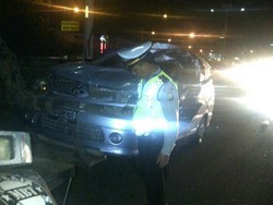 Kuda Tabrak Truk di Tol Slipi, 1 Orang Tewas dan 4 Luka