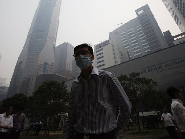 Singapura Dikepung Kabut Asap