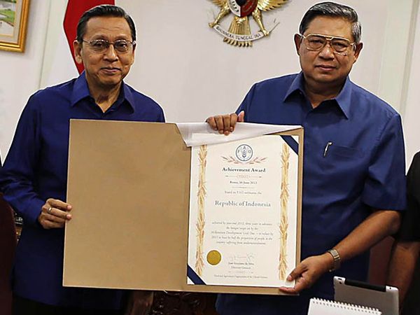 Indonesia Terima Penghargaan dari FAO