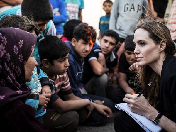 Angelina Jolie dan Para Pengungsi Suriah