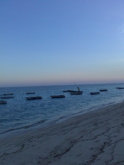 perahu petani rumput laut
