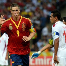 Torres 4 Gol, Spanyol Gilas Tahiti 10-0