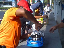 Ulang Tahun, Polri Gelar Balap Mobil Remote Control