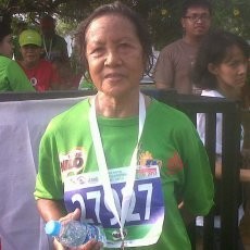 Nenek 9 Cucu Selesaikan Lomba Jakarta 10K