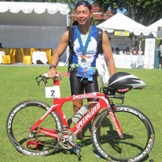 Ikut Triathlon, Richard Sam Bera Ingin Tularkan Gaya Hidup Sehat