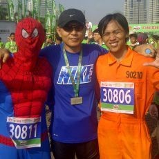 Spiderman Mudik dari Singapura untuk Ikuti Jakarta 10K