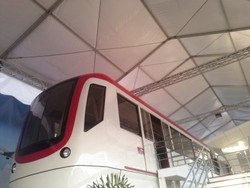 Ini Dia Monorel Buatan BUMN dan China yang Dipamerkan di Monas