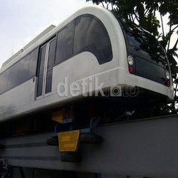 Tak Diajak Mejeng di Monas, Ini Kata Produsen Monorel Made In Bekasi